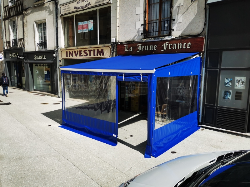 Bâche sur mesure pour terrasse - Bâche de terrasse française