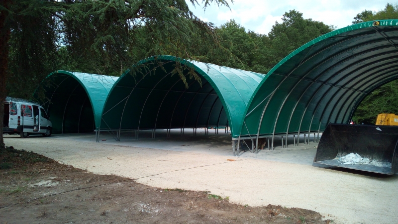 Tunnels d'élevage pour ovins et caprins - DUE A - Structure de protection