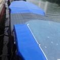 Abris de terrasse pour bateau en toile PVC