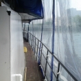 Mur de protection pour bateau en toile PVC