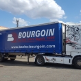 Bâche de remorque de poids lourds BOURGOIN