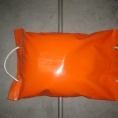 Sac de lestage orange en toile PVC