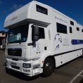 Flocage d'un camion de transport de chevaux