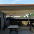 Toile en bâche pvc pour pergola