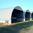 Tunnel de protection sur muret