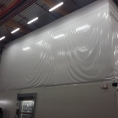 Mur en toile pvc pour usine